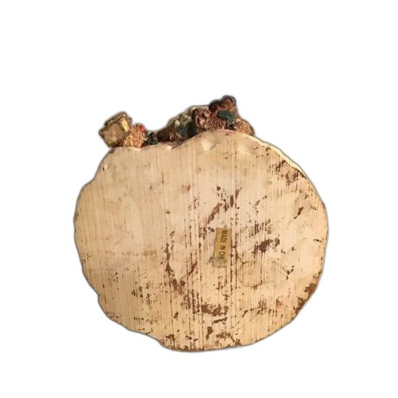 Vintage JC Penney Christmas Santa Claus Figurine Polyresin 5" Toys Sled - Picture 5 of 5